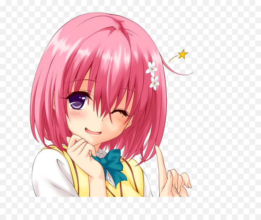 Anime Hair Png - To Love Ru Momo Velia Deviluke Loveru Love Ru Darkness Momo,Anime Hair Transparent