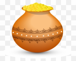 Golden Pot Magical Coin - Free vector graphic on Pixabay Vector png