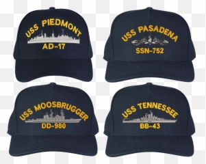 United States Navy Custom Embroidered Ship Ball Caps - Us Navy Ball Caps Png,Uscg Logos