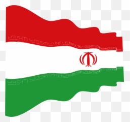 Iran Wavy Flag Clipart - Horizontal Png,Iran Flag Png