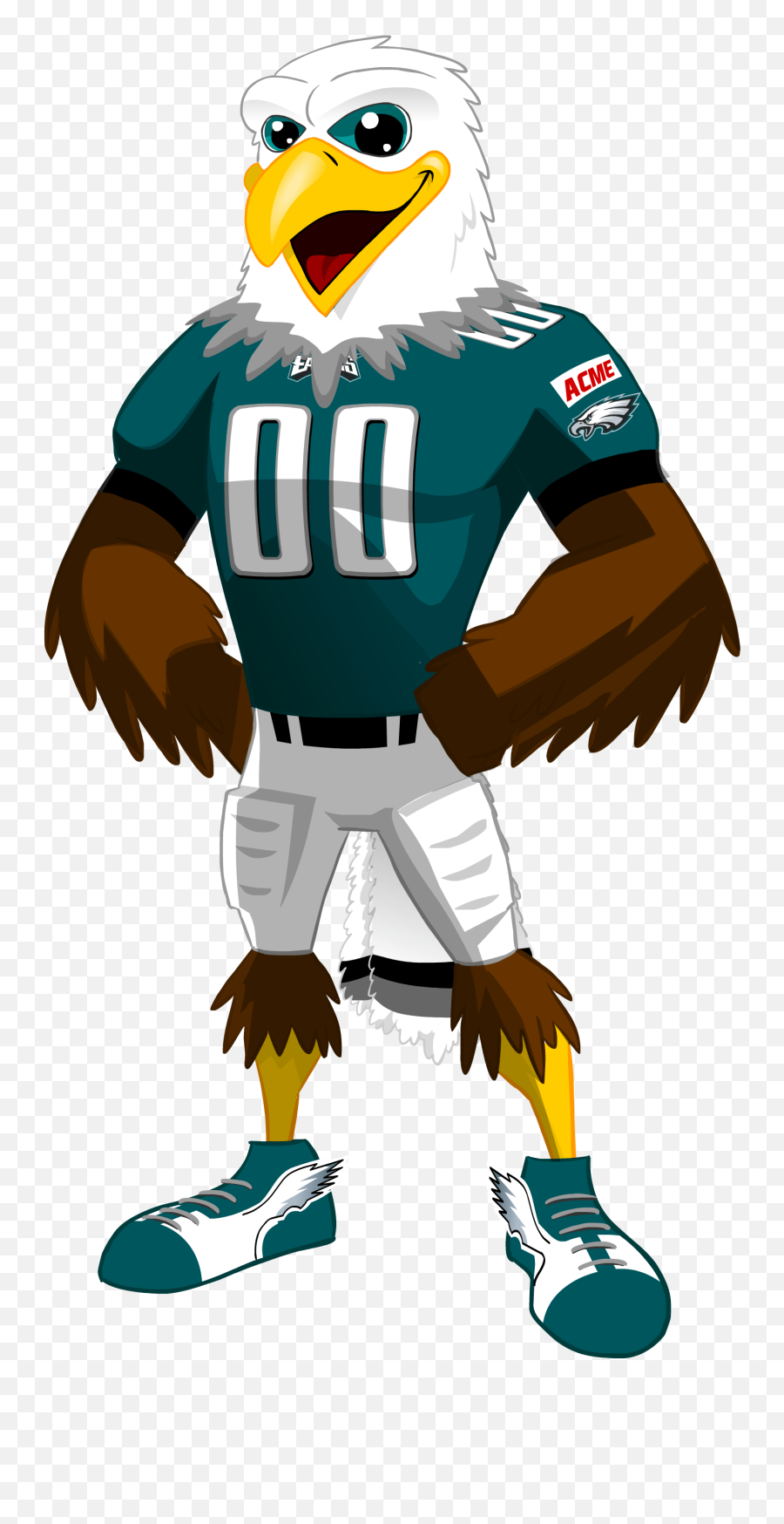 Philadelphia Eagles Swoop - Drawings Of The Eagles Mascot Png,Philadelphia Eagles Logo Image