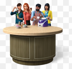 The Sims 4 Official Artwork - Online Cool Kitchen Render png