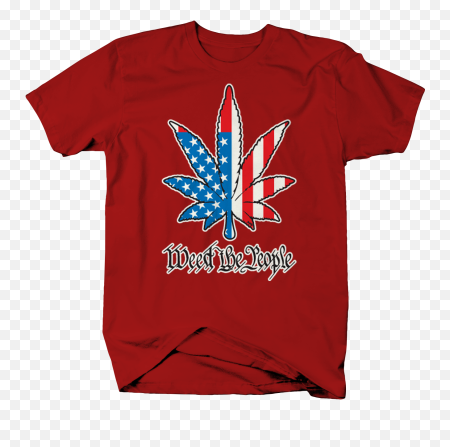Usa Flag Marijuana Pot Leaf T Shirt - Cool Garage T Shirt Png,Potleaf Icon