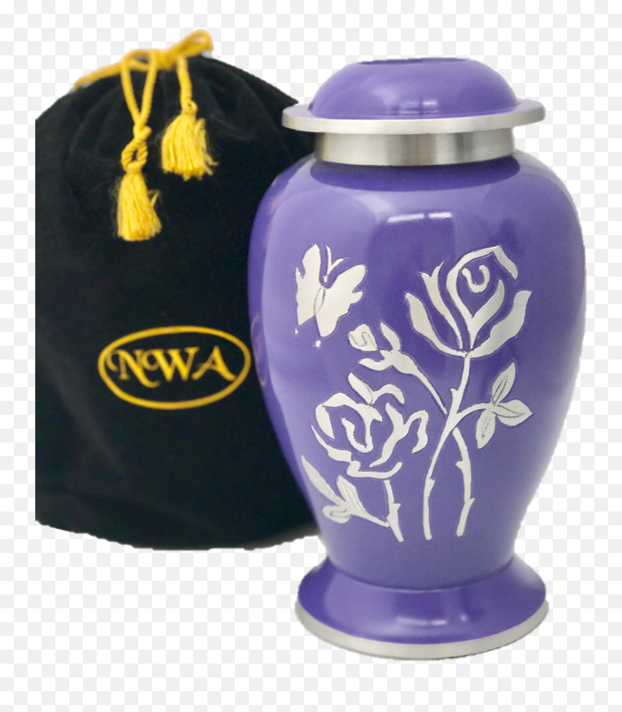 Gorgeous Lavender Adult Size Funeral Cremation Urn - Lid Png,Urn Icon