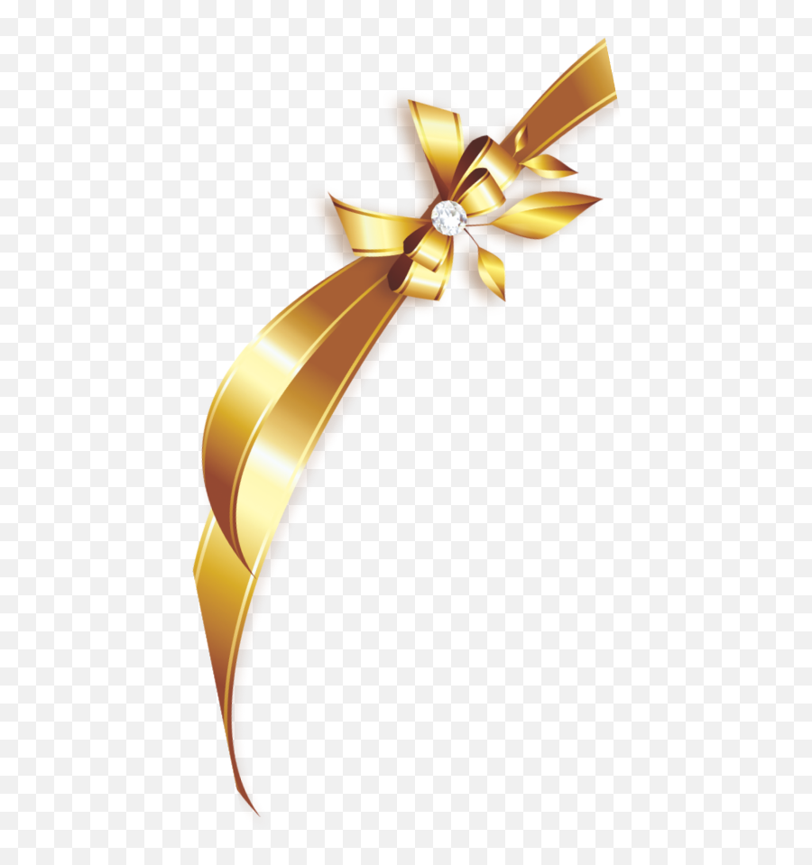 Download Mq Gold Diamond Diamonds Bow Bows Png Image - Gift Wrapping,Gold Bow Transparent Background