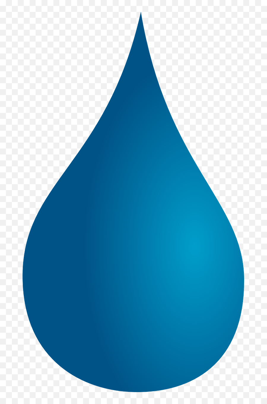 Water Drop Clip Art - Vector Clip Art Online Su Damlas Vektör Png,Water Droplet Png