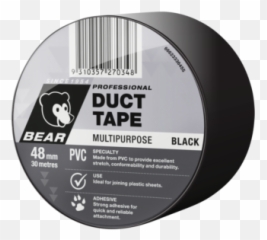 Bear Pvc Duct Tape - Label Png,Duct Tape Png