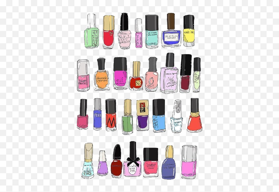 Nails Clipart Cute Nail Transparent Free - Nail Polish Illustrations Png,Nail Polish Png