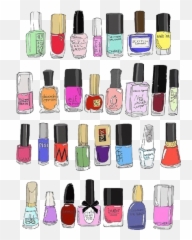 Nails Clipart Cute Nail Transparent Free - Nail Polish Illustrations Png,Nail Polish Png