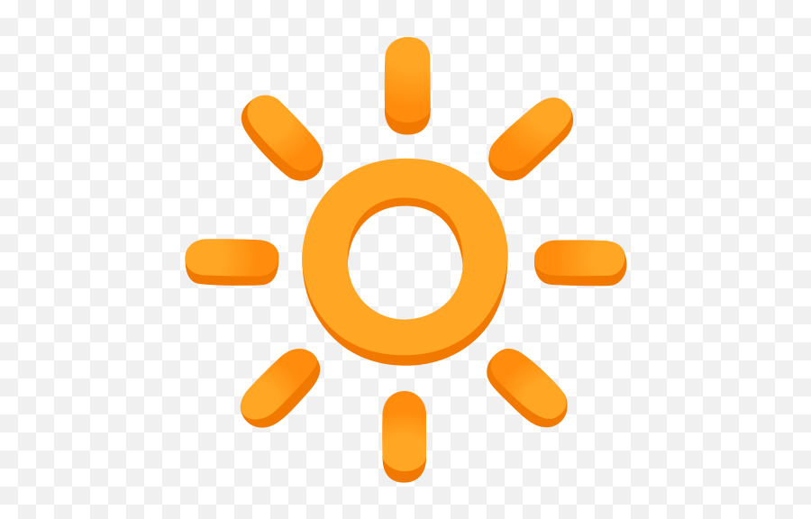Bright Button Emoji High Brightness - Emoji Png,Android Button Icon