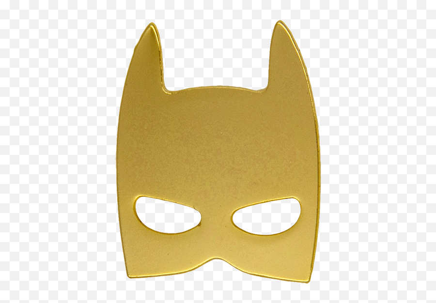 Batman Mask Pin Gold - Godertme Png,Batman Mask Transparent