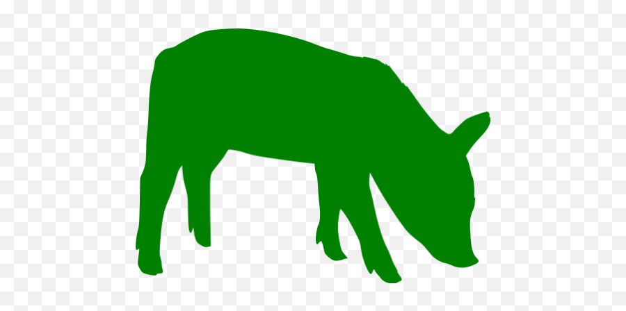 Green Pig 2 Icon - Free Green Animal Icons Animal Figure Png,Animal Icon Free