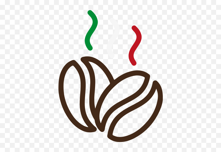 Getränke Aufkleber Italienisches Aroma Mit Kaffeebohnen - Icon Cafe Coffee Beans Png,Kaffeebohne Icon