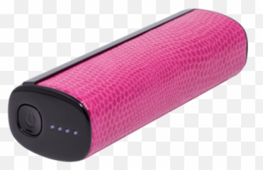 Fashionista Power Bank 2600 Mah Lucertola Rosa The Kase - Cylinder png
