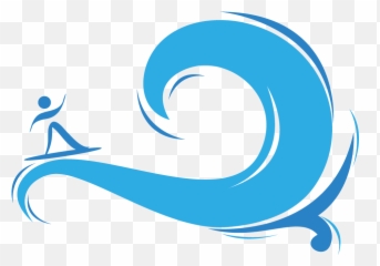 Download Surfing Wave Euclidean Vector Figures Hand - Painted Transparent Waves png