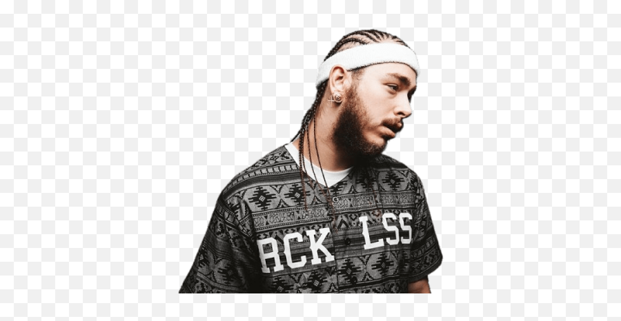 Download Free Png Post Malone - White Iverson Post Malone Dreads,Post Malone Png