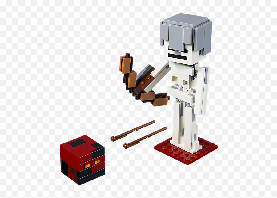 Minecraft Skeleton Bigfig With Magma Cube - Kiddiwinks Lego Minecraft Skeleton Bigfig Png,Minecraft Skeleton Png