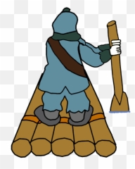 I Have Finish With A Character And Map For Raft Game - Png Raft Animated,Raft Png