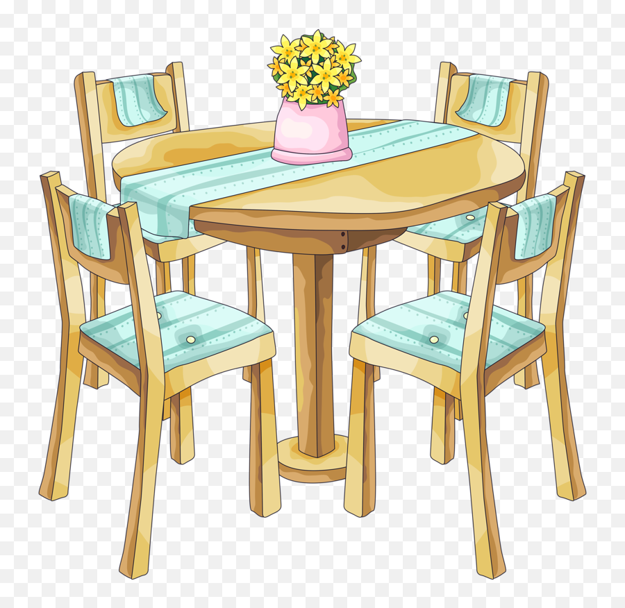 Dinner Table Clipart Png - Dining Room Clip Art,Table Clipart Png