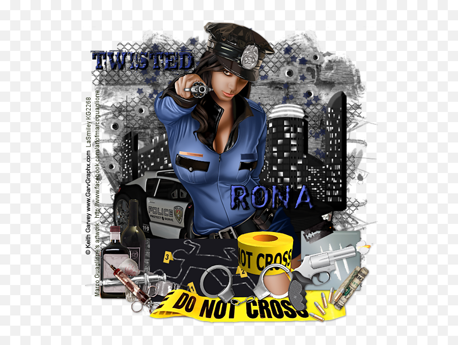 Download Garveytwistedcoprona - Police Line Png Image With Police Line,Police Siren Png