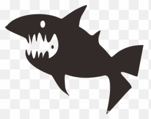 Silhouette Shark Png Download