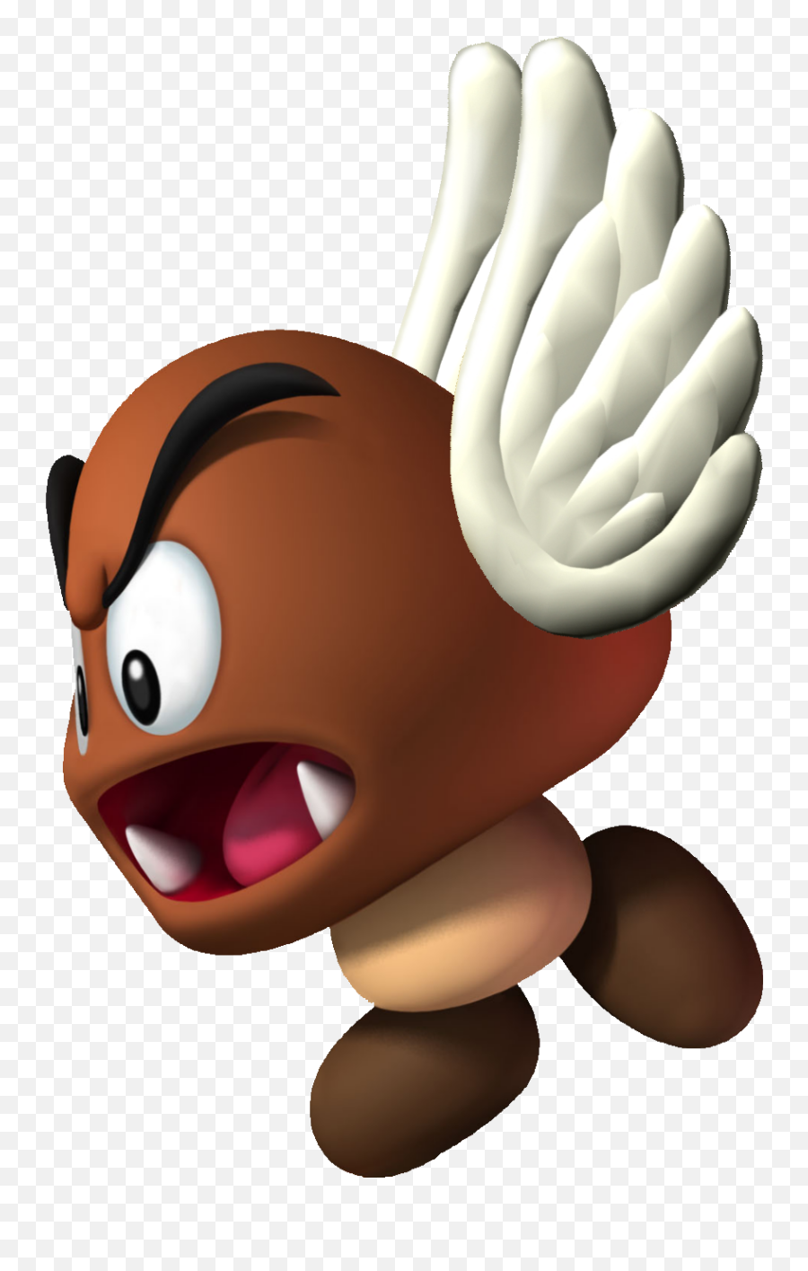 Goomba Transparent Flying Picture - Goomba Mario With Wings Png,Goomba Png