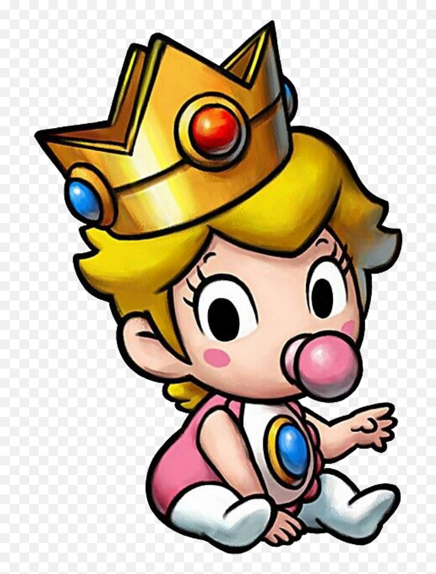 It Is A Baby Princess Peach - Yoshis Island Baby Peach Png,Princess Peach Transparent
