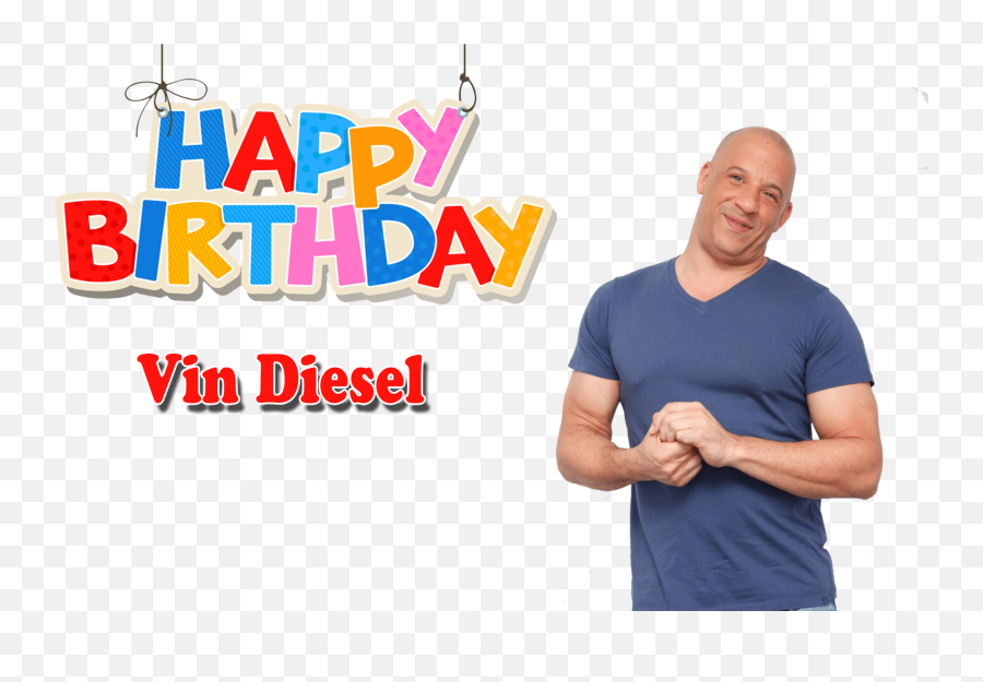 Vin Diesel Png Free Download - Birthday,Diesel Png
