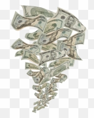 Download Hd Money Border Png - Flying Transparent Background