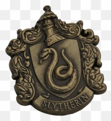 Slytherin Pin Badge - Carving Png,Slytherin Png