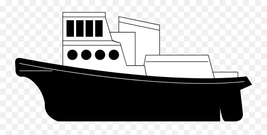 Library Of Black And White Old Cargo Ship Picture - Cargo Ship Clipart No Background Png,Old Ship Png