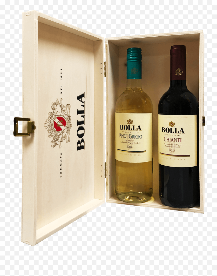 Bolla Gift Set Chianti And Pinot Grigio - 750ml Bolla Png,Liquor Bottles Png