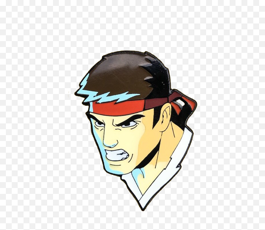 Street Fighter - Ryu Enamel Pin Cartoon Png,Ryu Street Fighter Png