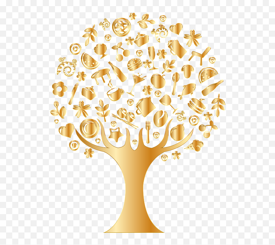 Download Clipart Key Master - Tree Gold Png Image With Tree Icon Png Transparent Background,Key Transparent Background