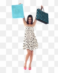 Download Hd Women Shopping Free Commercial Use Png Image - Portable Network Graphics