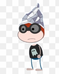 Ghost Hunter 3 - Poptropica Wiki Cartoon Png,Tinfoil Hat Png