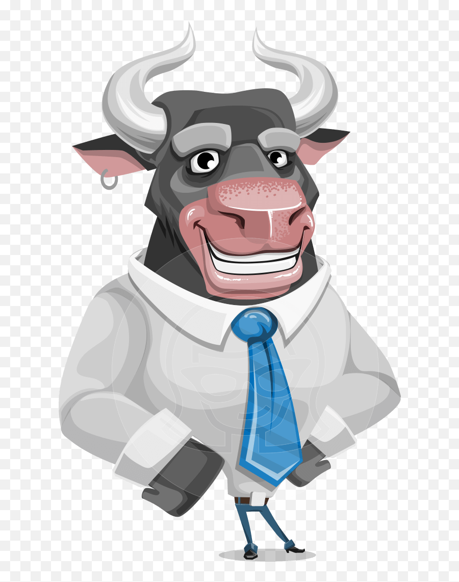 Download Will Horns - Bull Vector Characters Png Image With Bull Character,Bull Horns Png