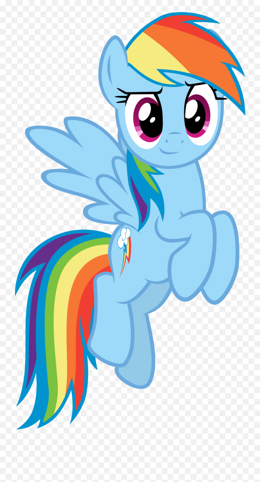Download Hd Fanmade Rainbow Dash Confident Vector - Mlp Rainbow Dash My Little Pony Png,Rainbow Dash Transparent