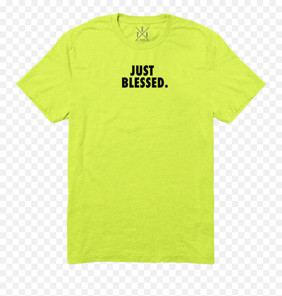 Just Blessed - Neon Green Tshirt Smithsonian American Art Museum Png,Green Tshirt Png