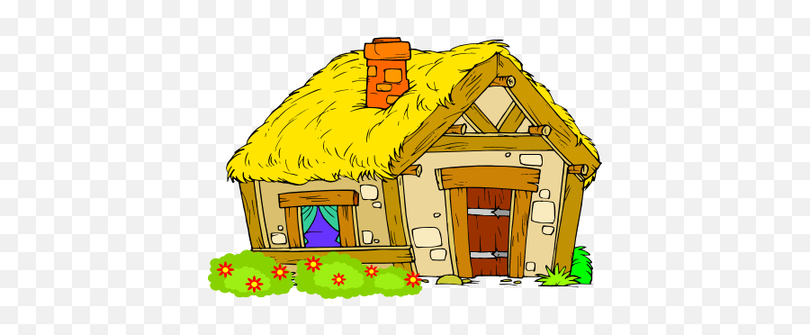 Cottage Clipart - Village House Clipart Png,House Cartoon Png