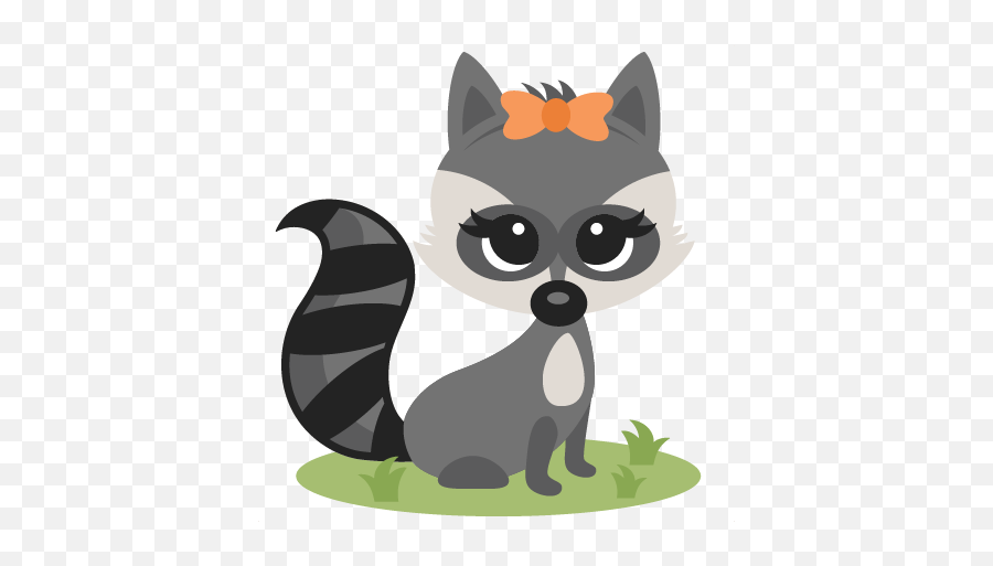 Cartoon Raccoon Png Picture 500018 Rac 1820977 - Png Cute Girl Racoon Clipart,Racoon Png