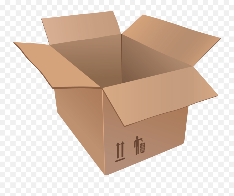 Cardboard Open Box Png Transparent - Box Png,Open Box Png