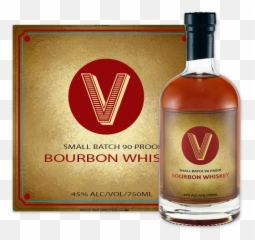 V Bourbon Whiskey - Glass Bottle Transparent Cartoon Jingfm Whisky png