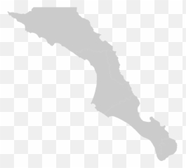 Blank Map Of Baja California Sur - Baja California Sur Covid Png,California Map Png