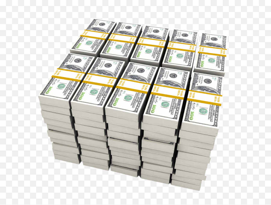 Stacks Of Money Transparent Background - 1 Million Dollars Look Like Png,Money Transparent Background