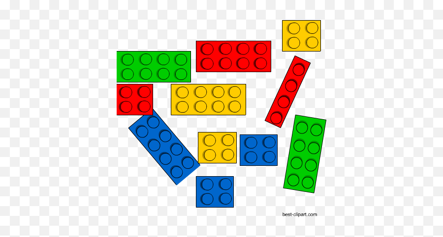 Free Lego Bricks Clip Art - Lego Blocks Clip Art Png,Lego Clipart Png