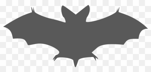 Open - Halloween Bat Clipart Png Download Full Size Shadow Of A