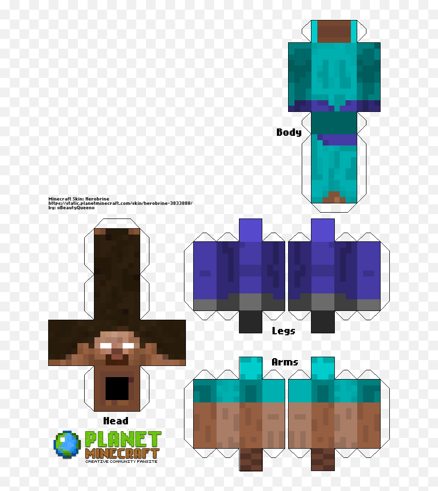 Herobrine enderman Minecraft Skins