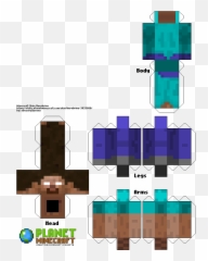 Herobrine Png - Papercraft Minecraft Enderman Skin She Ra