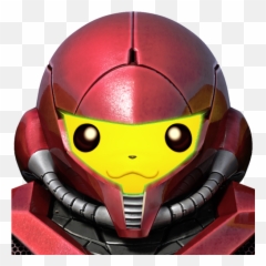 Varia Suit Pikachu - Pikachu Varia Suit Png,Samus Helmet Png